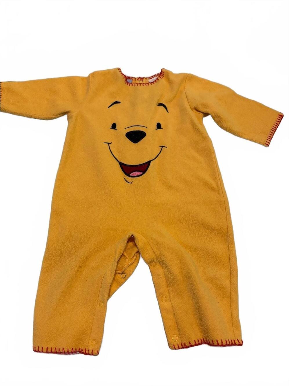 Y2K Disney Winnie the Pooh fleece Onesie or costume - 6-9 months